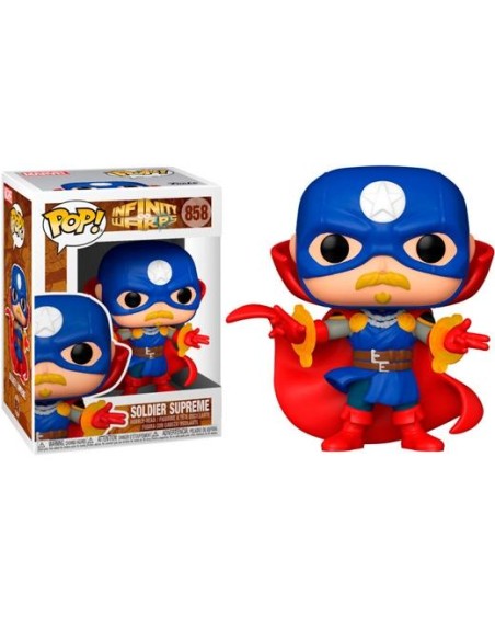 FUNKO POP MARVEL INFINITY WARPS SOLDADO SUPREMO Nº 855 -CAJA ORIGINAL-